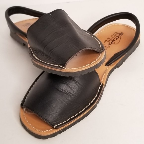 Ibicenca Shoes - IBICENCA by BNK Leather Slingback Sandals